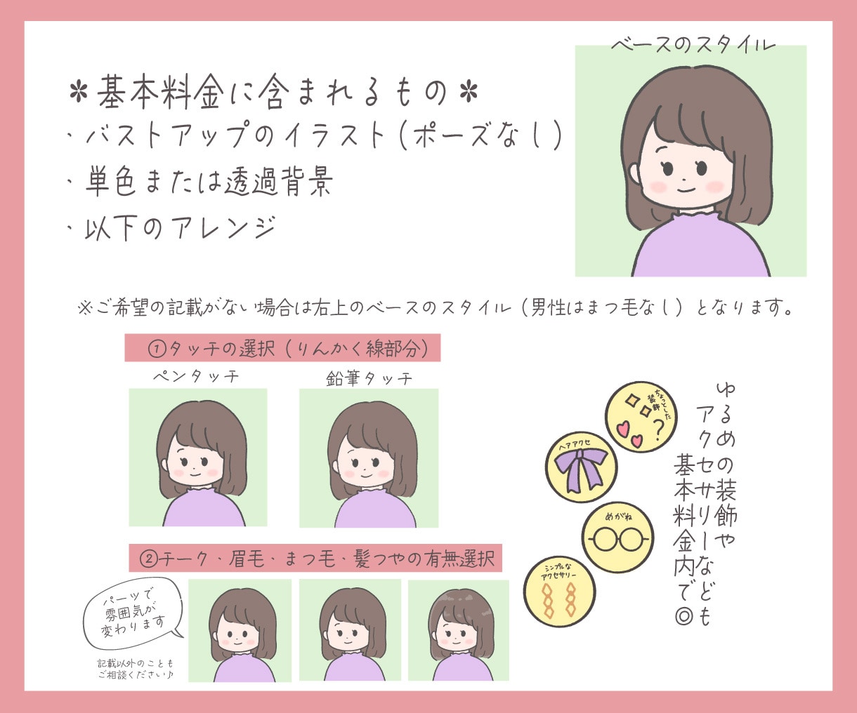 男性にも♪ゆるかわで親しみやすいアイコン作成します 背景透過も基本料金でOK◎表情差分は2表情追加で500円♪ イメージ3