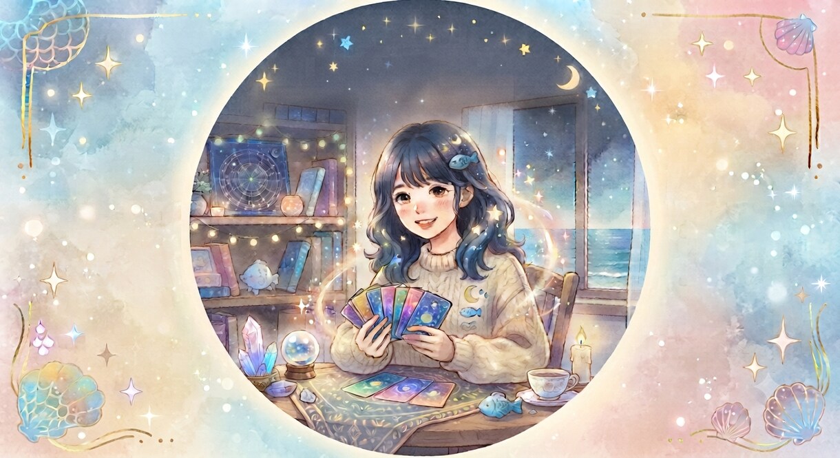 見習い占い師うおちゃんです。恋愛運を占います 見習い占い師うおちゃんによる恋愛運総合鑑定 イメージ1