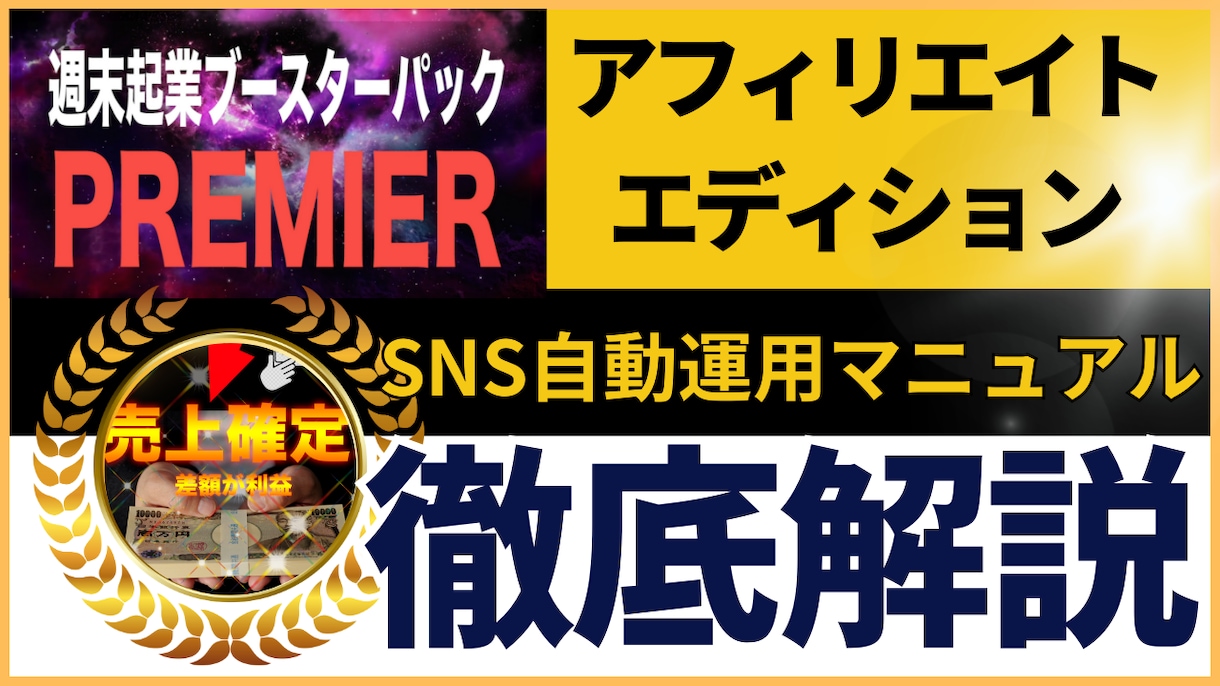 SNS自動化アフィリエイトの仕組みを構築できます アフィリエイト＋SNS自動運用マニュアル イメージ1