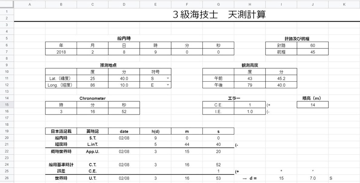 各種航法計算や、載貨計算をプログラム化します お値段についても交渉可❗お気軽にまずはご連絡下さい。 イメージ1
