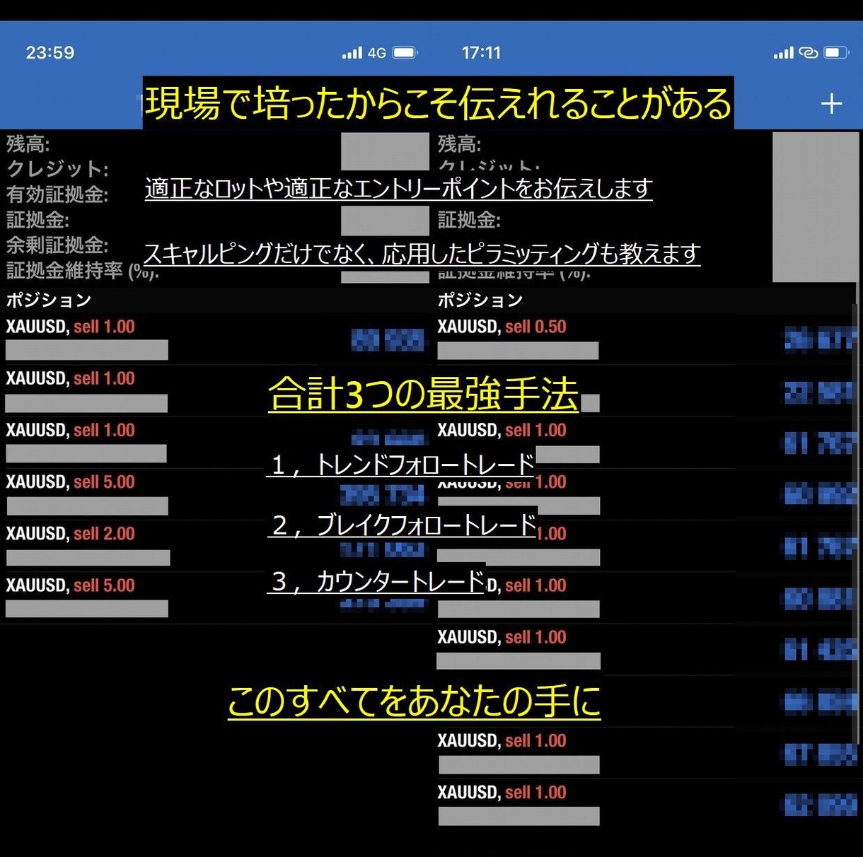 FX張付き無しの手法をコンサルタントします 張り付いても勝てなかった、成果が出ない皆様へ至極のトレードを イメージ3