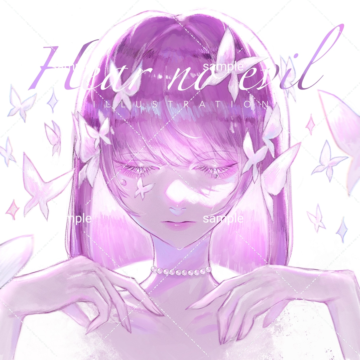 リアルで透明感のあるイラストを描きます SNSアイコン、表紙、サムネ、配信用イラスト等におすすめ！ イメージ5
