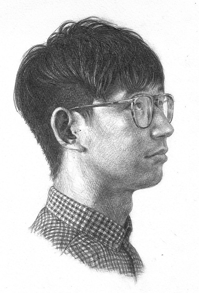 細密な鉛筆デッサン(人物画・ペット可)を制作します 現役イラストレーターが一点物の細密画を制作 イメージ9