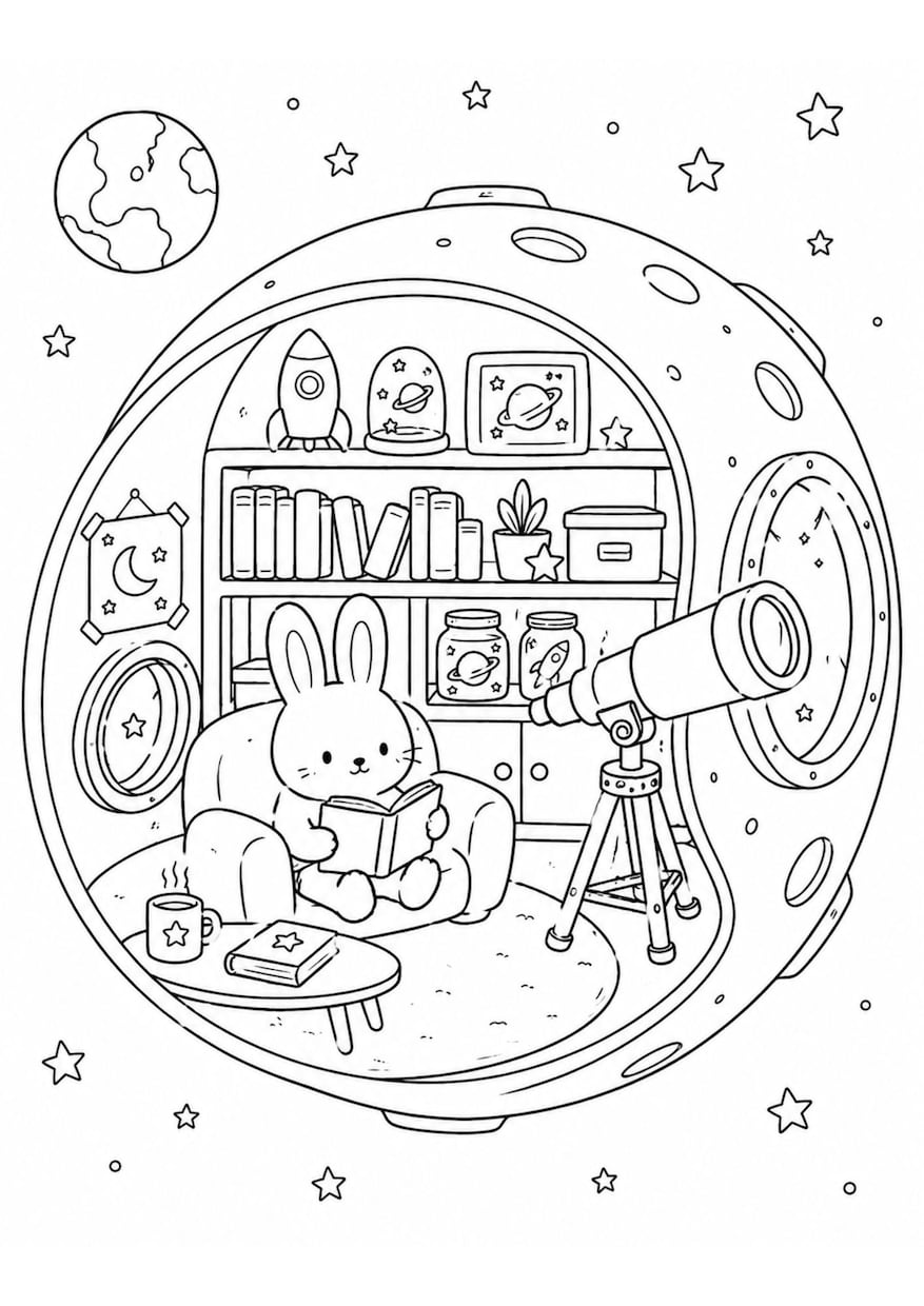 オリジナル塗り絵をオーダーメイドで制作します お子様の知育やプレゼントに！世界に一つの線画イラスト イメージ5