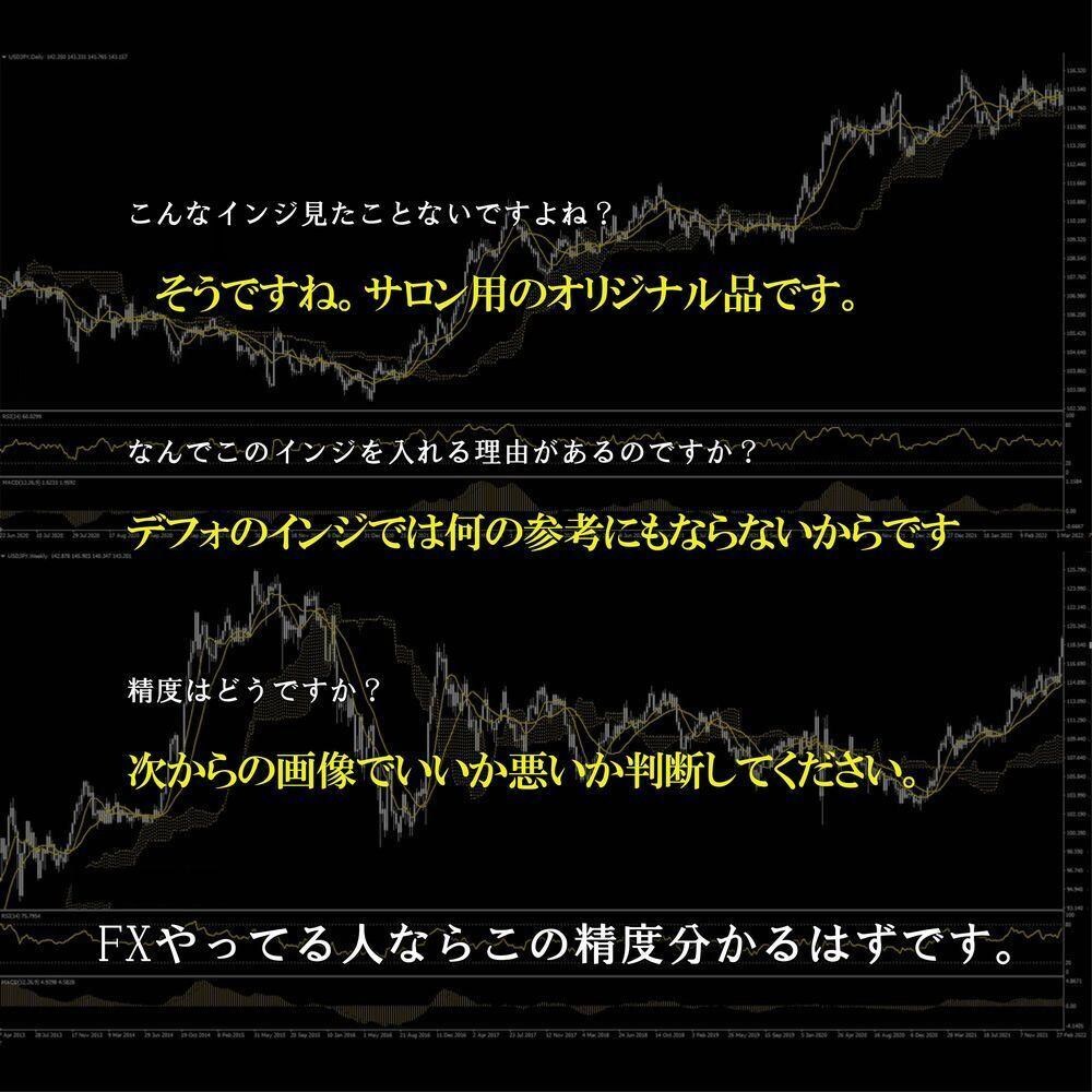 FXバイナリーオプションのシグナル+インジ譲ります 自動で引かれる水平線独自調整一目雲、調整済みRSI、MACD イメージ3
