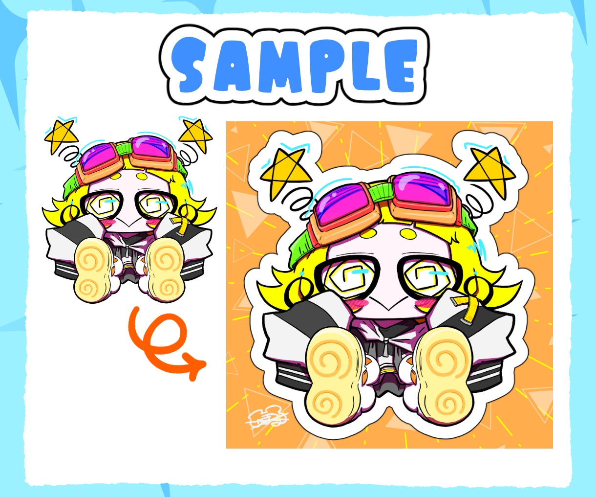 カートゥーン風！SDキャラ・ミニキャラ描きます 色鮮やか・ポップなSDキャラをかわいく仕上げます!! イメージ7