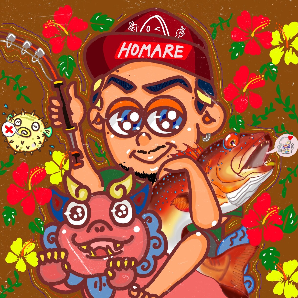 インスタ、ラインなどのアイコンを描いてます 好きな人色、食べもの、ペットなどなんでもリクエストして下さい イメージ3