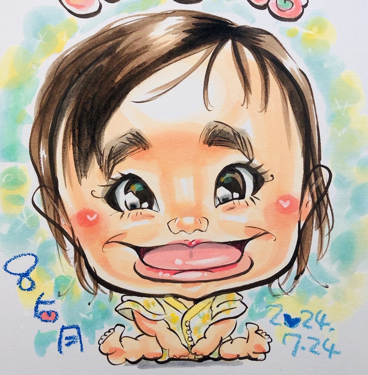 手描き似顔絵をお描きします ★★★★そっくり・可愛い・丁寧な仕上げの似顔絵★★★★ イメージ2