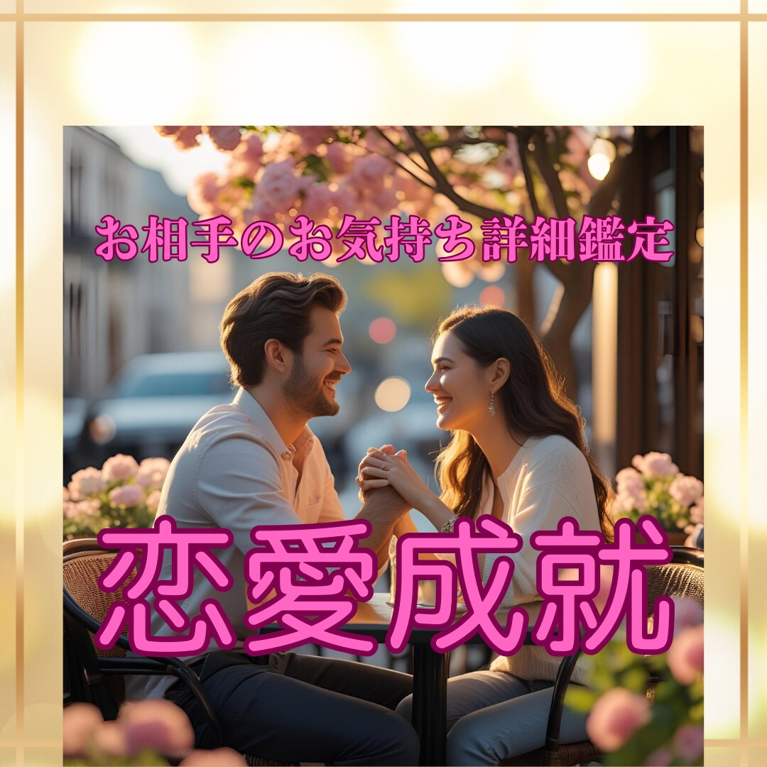 大好きなあの人の本音・未来丁寧にタロットで占います 復縁・片思い・複雑恋愛♡お相手との未来・成就への道を導きます イメージ1