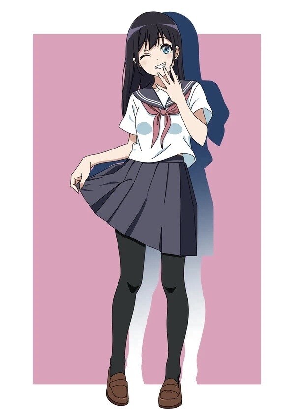 アニメ塗りのシンプルで可愛い女の子を制作します アイコン、全身立ち絵はもちろん、台詞入りも可！ イメージ2