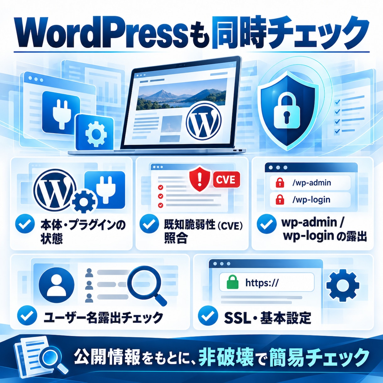 AIO診断＋WP簡易脆弱性チェックします AI検索対応度とWordPressの安全性を一度にチェック イメージ6