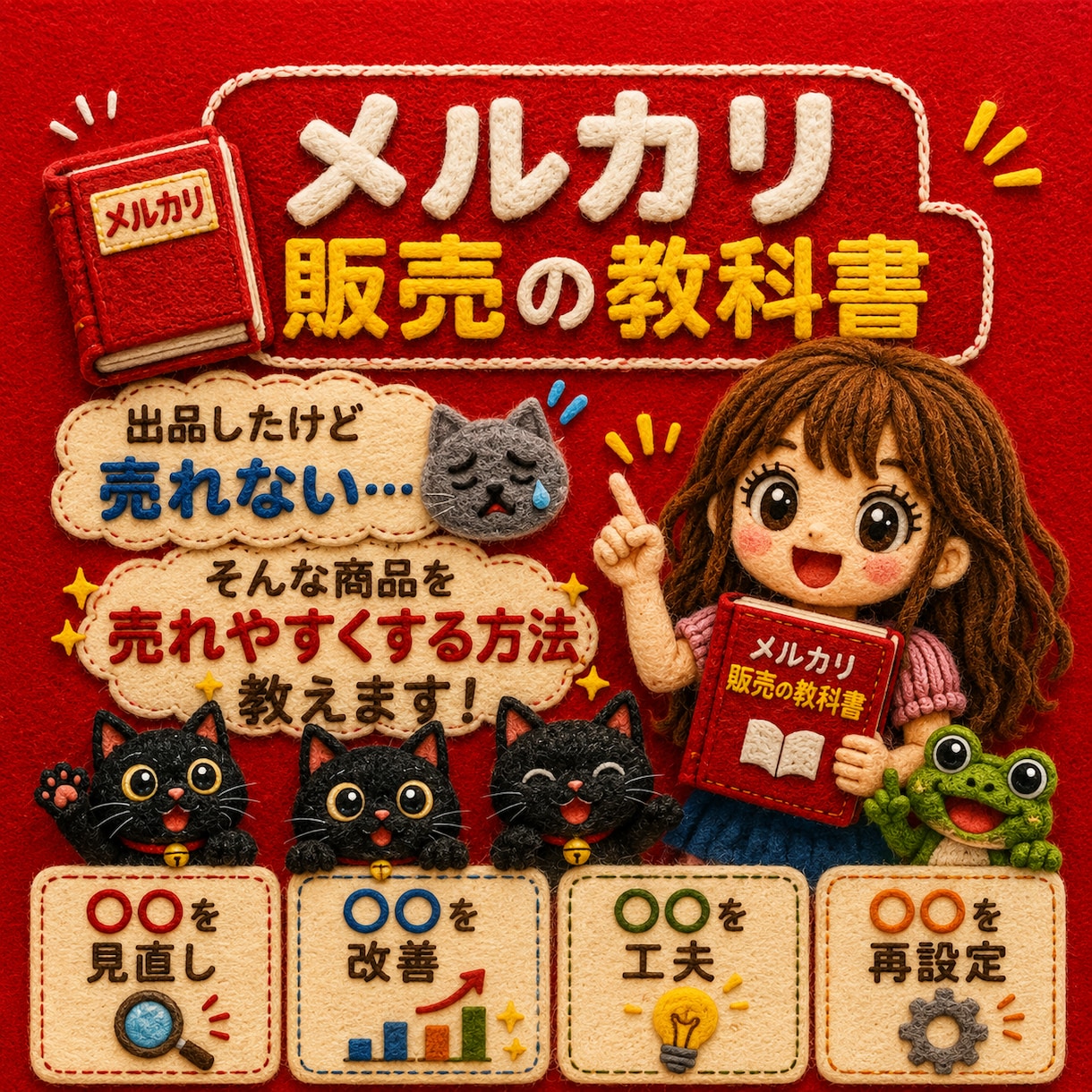 メルカリでもっと売りたい！をお手伝いします 新しく仕入れなくてもOK！今ある出品から販売チャンスを増やす イメージ1