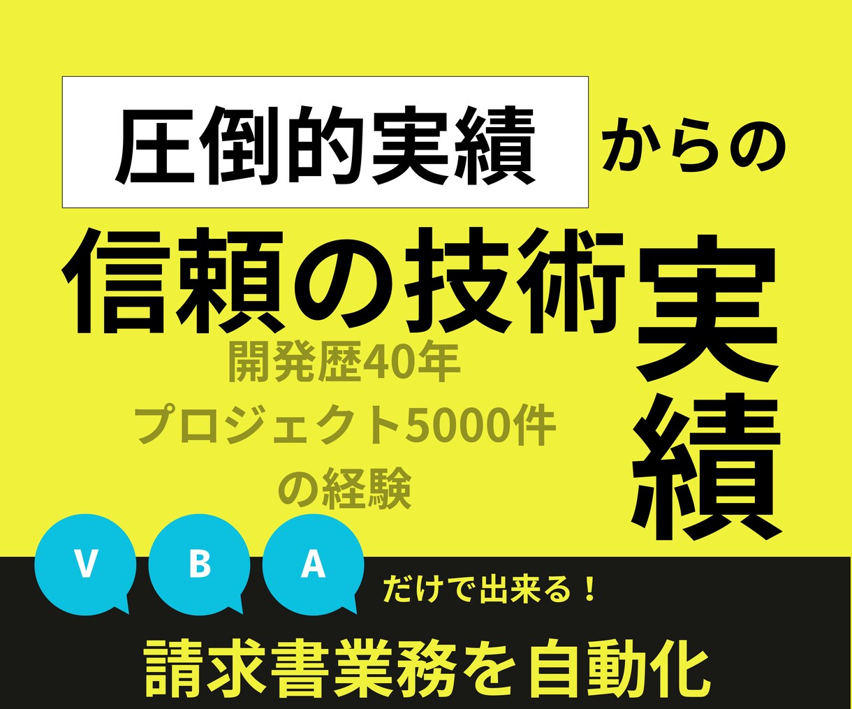 請求書90%時短！Excel+VBAで自動化します 簡単｜請求書｜PDF｜自動化｜開発歴40年 イメージ5