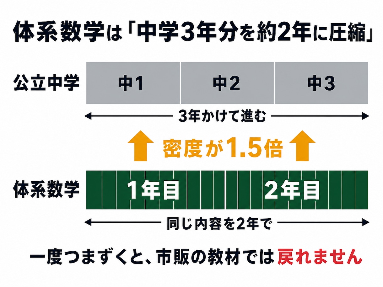中高一貫校の体系数学、指導経験豊富な講師が教えます 初めての定期テスト、思うような結果でしたか? イメージ2