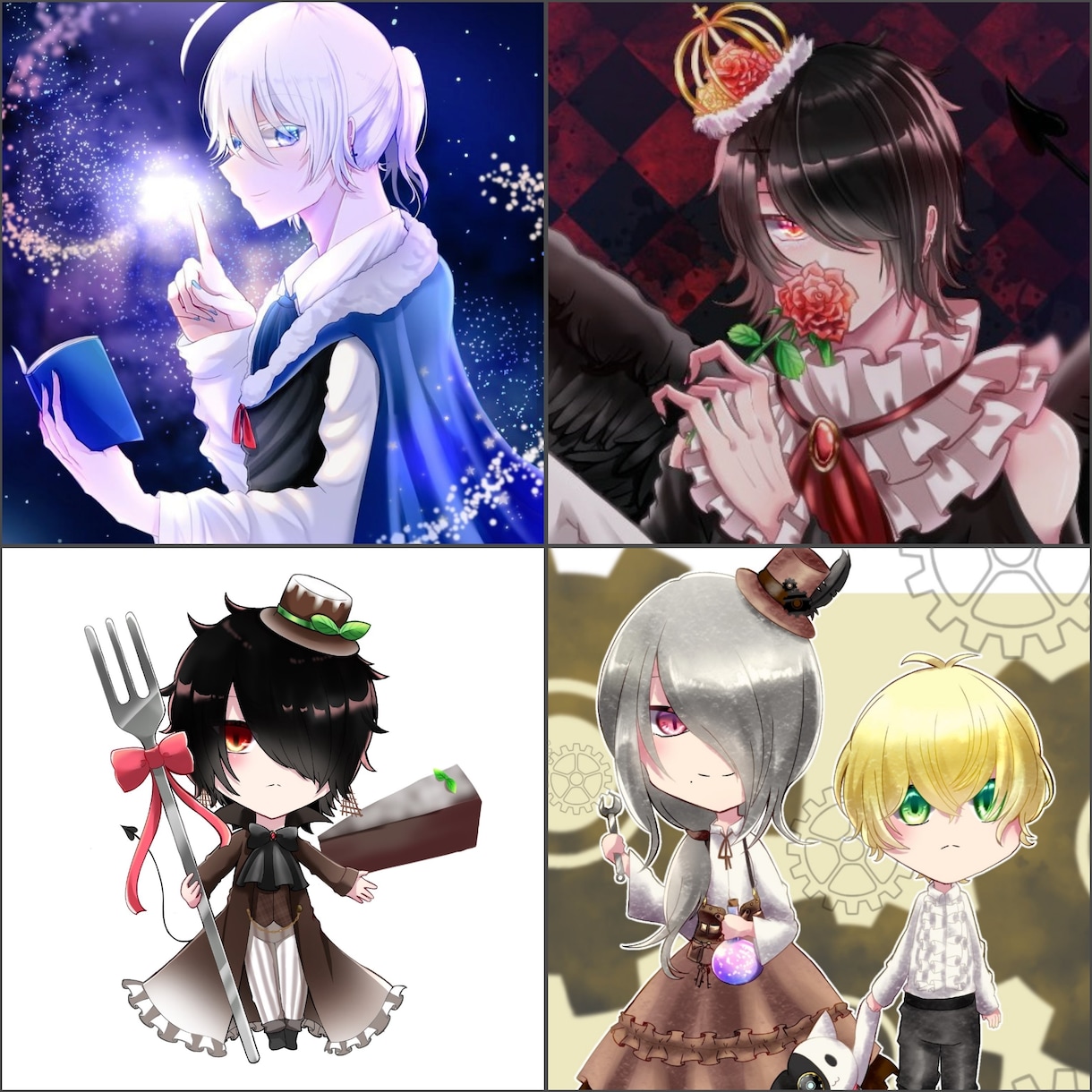 想い描く魅力的なキャラクター描かせて戴きます イラスト・SNSアイコン・グッズ、好きなキャラクター様を形に イメージ1