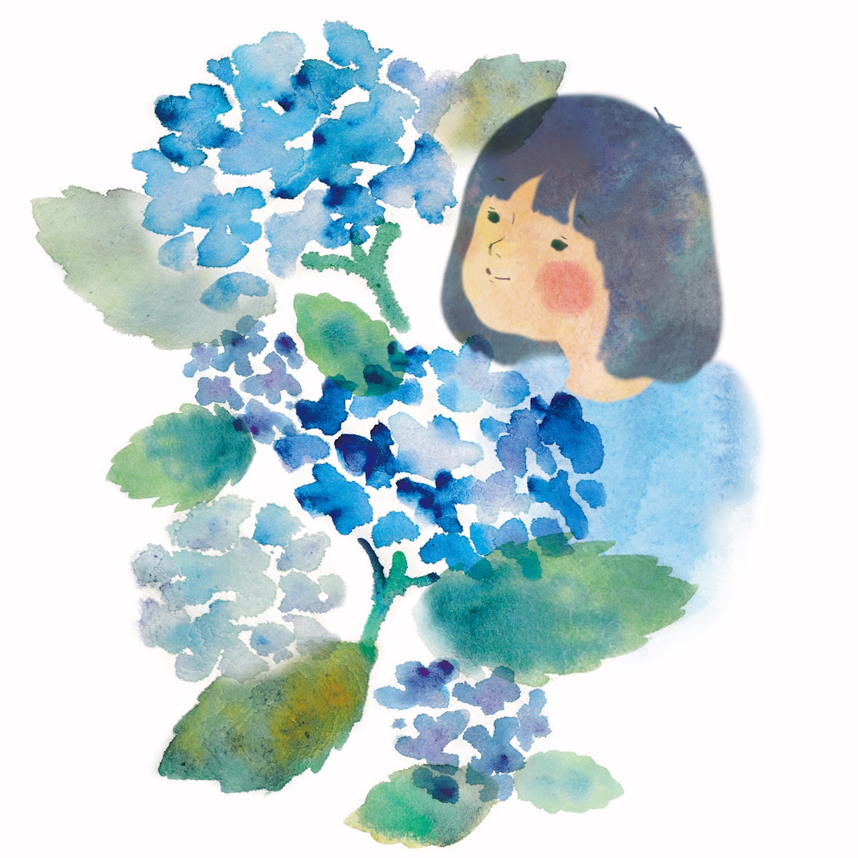 ふんわり、やさしい、ほのぼのイラスト描きます 水彩絵の具の素材感あふれる、かわいい作品をデザインします。 イメージ2