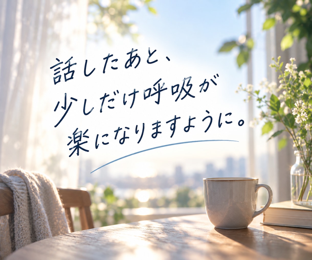 今すぐ話したい方へ｜1分でもお話をお聞きします 話がまとまらなくても大丈夫。否定せずそのまま受け止めます イメージ8