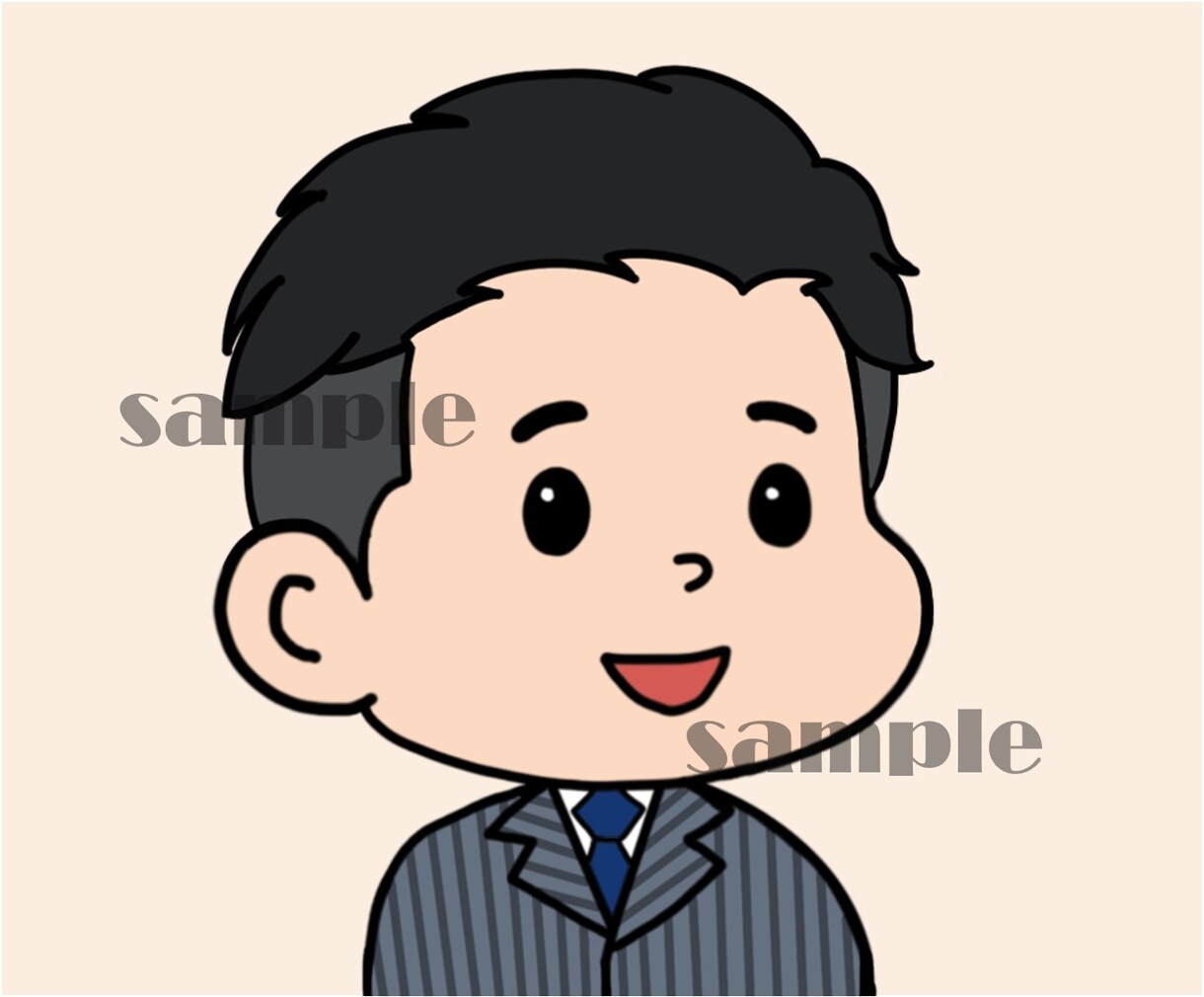 SNSやブログに！修正無制限ミニキャラお描きします SNSやブログ向けに！あなただけのゆるミニキャラを♪ イメージ5