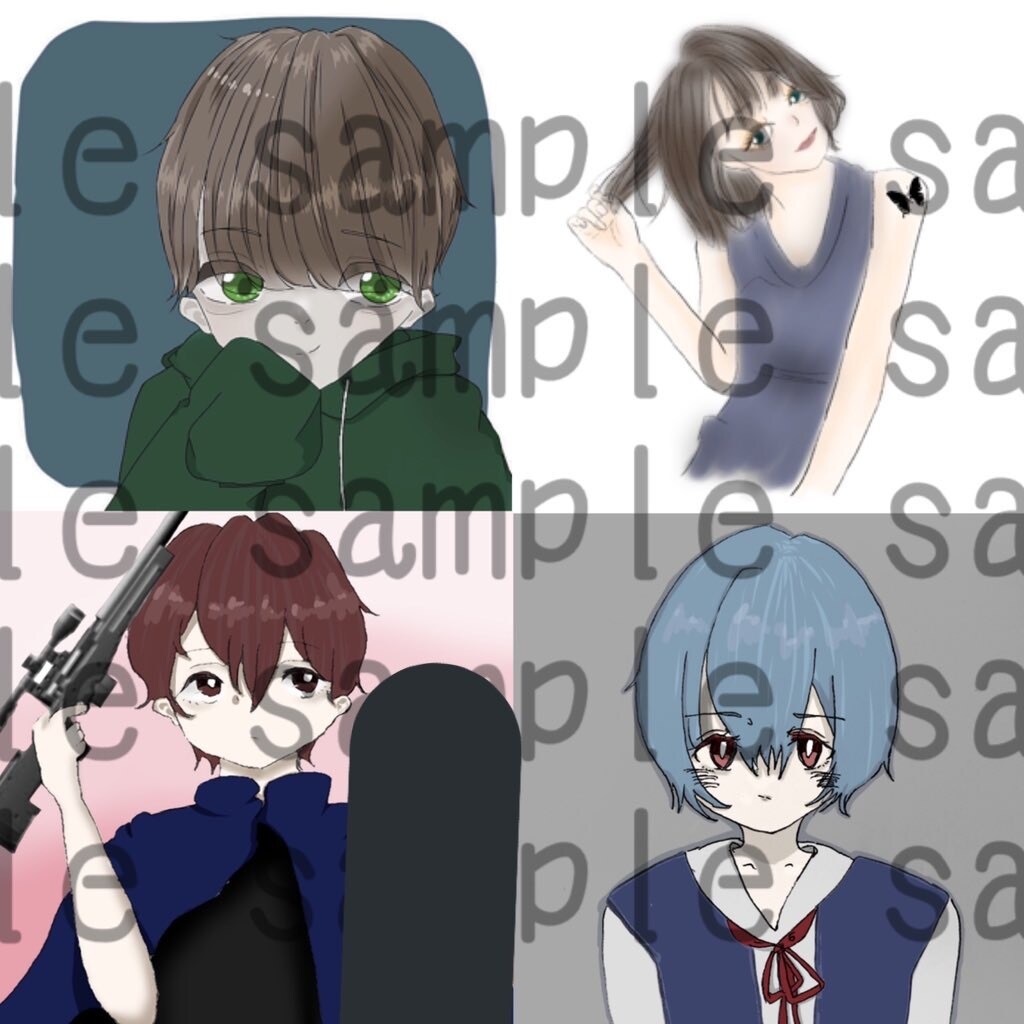 荒野行動中心にイラスト描いてます まだまだ練習中の為最低価格で設定させて頂きます！！ イメージ3