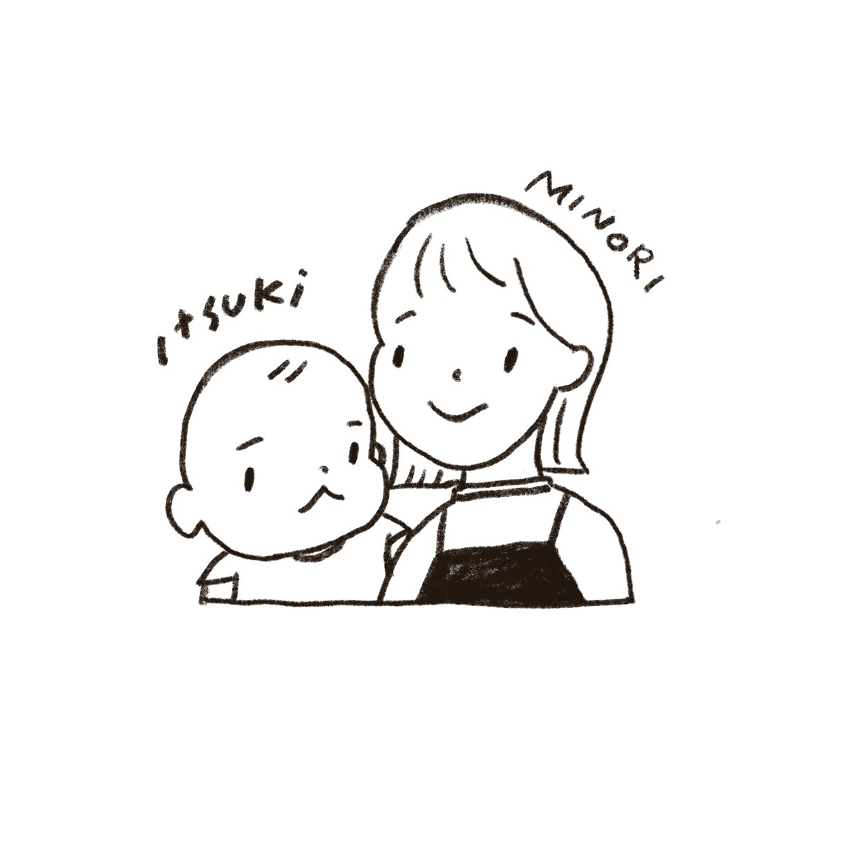 シンプルなゆる似顔絵描きます ゆるっとにているイラストをアイコンやTシャツにしてみませんか イメージ4