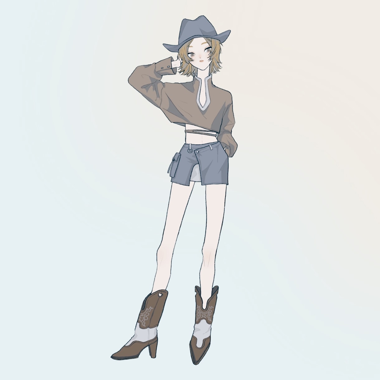 お洒落で個性的なファッションイラスト作成します お洒落で個性的な女の子たちを作成いたします。 イメージ5