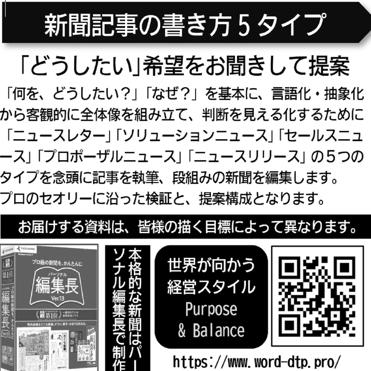 A4片面段組み新聞 企画執筆段組み新聞編集します 丸投げWordで段組み新聞編集～商品PRやニュースレターに イメージ7