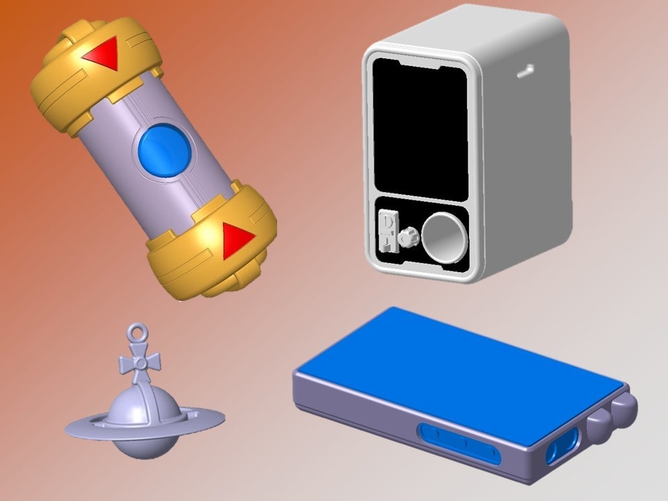 3Dプリンター用のデータ作成、3Dモデリングします アクセサリー、シリコン型、プラモデル、フィギュア、3Dデータ イメージ5