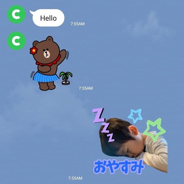 スマホで撮った写真をLINEスタンプに加工します お子様やペットに文字を入れ、オリジナルスタンプ！絵画風にも！ イメージ4