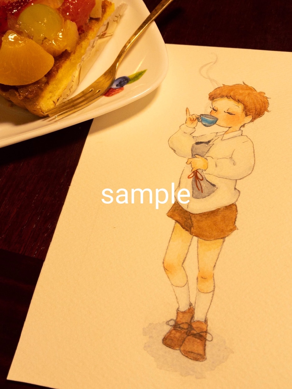 似顔絵OK！アイコンを透明水彩にてお描きします SNSに顔写真は。。という方、可愛いイラストにしたい方に。 イメージ10