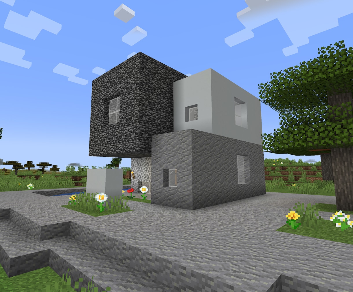 マイクラのモダンハウスを簡単に作れます マイクラワールドに、オシャレなモダンハウスを誕生させよう！ イメージ3