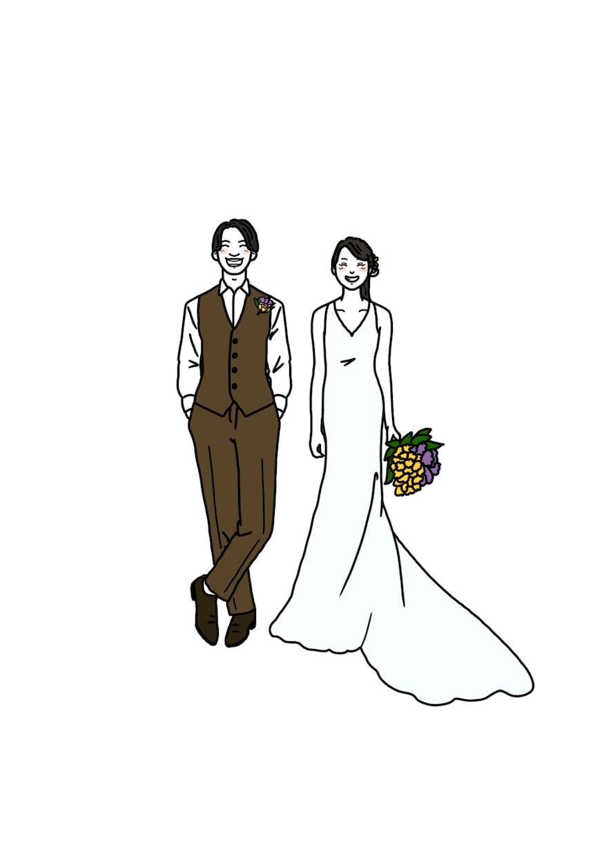 お写真から似顔絵作成いたします 思い出をおしゃれに！アイコンにも◎ イメージ8