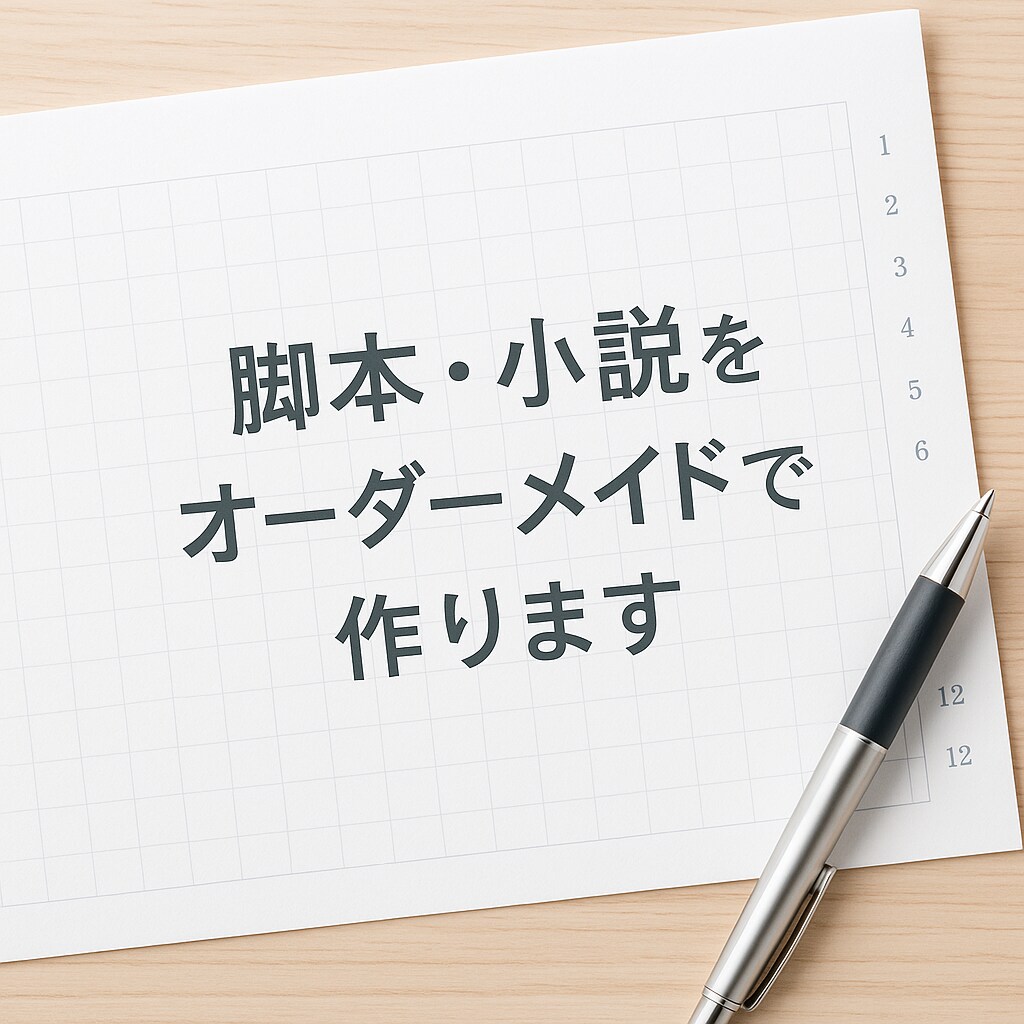 500字〜2000字程度の短編脚本、小説を書きます お客様のご希望の物語をオーダーメイドで作ります。 イメージ1