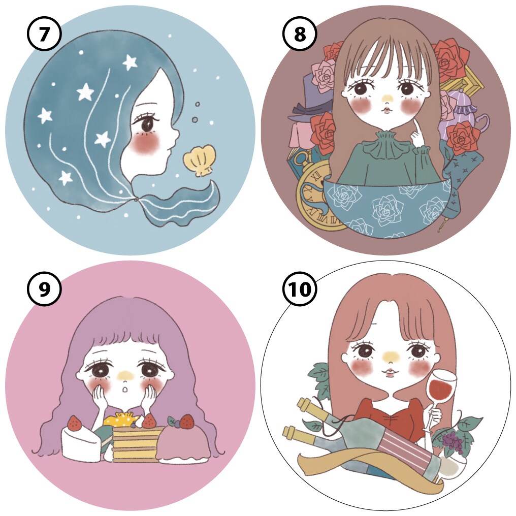 商用◎小物で魅せる！可愛いアイコンイラスト描きます ブログや趣味アカウントに◎あなただけのアイコンを♪ イメージ7