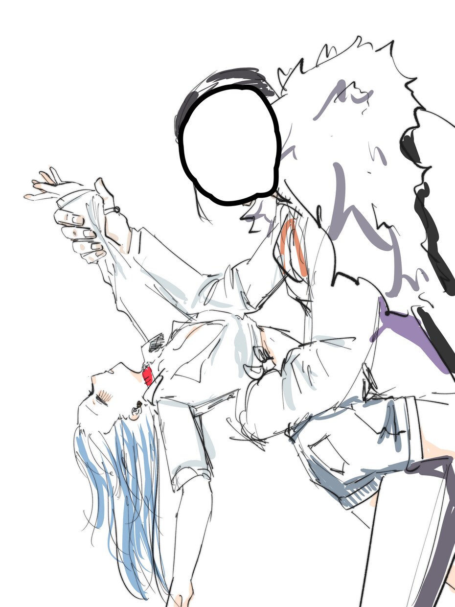 SNS用アイコン・イラストを描きます 単体絵やミニキャラなどの絵柄で描きます！ペア画も可能です イメージ6