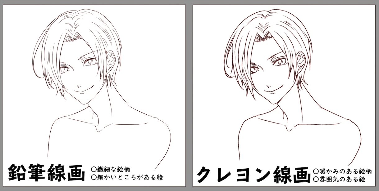 イケメン化して似顔絵描きます 2次元イケメンになってみませんか イメージ3