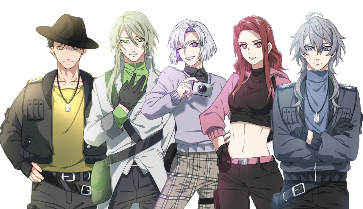 TRPGなどの全身立ち絵を描きます TRPGや声劇などで使用できる表情差分ありの絵 イメージ6