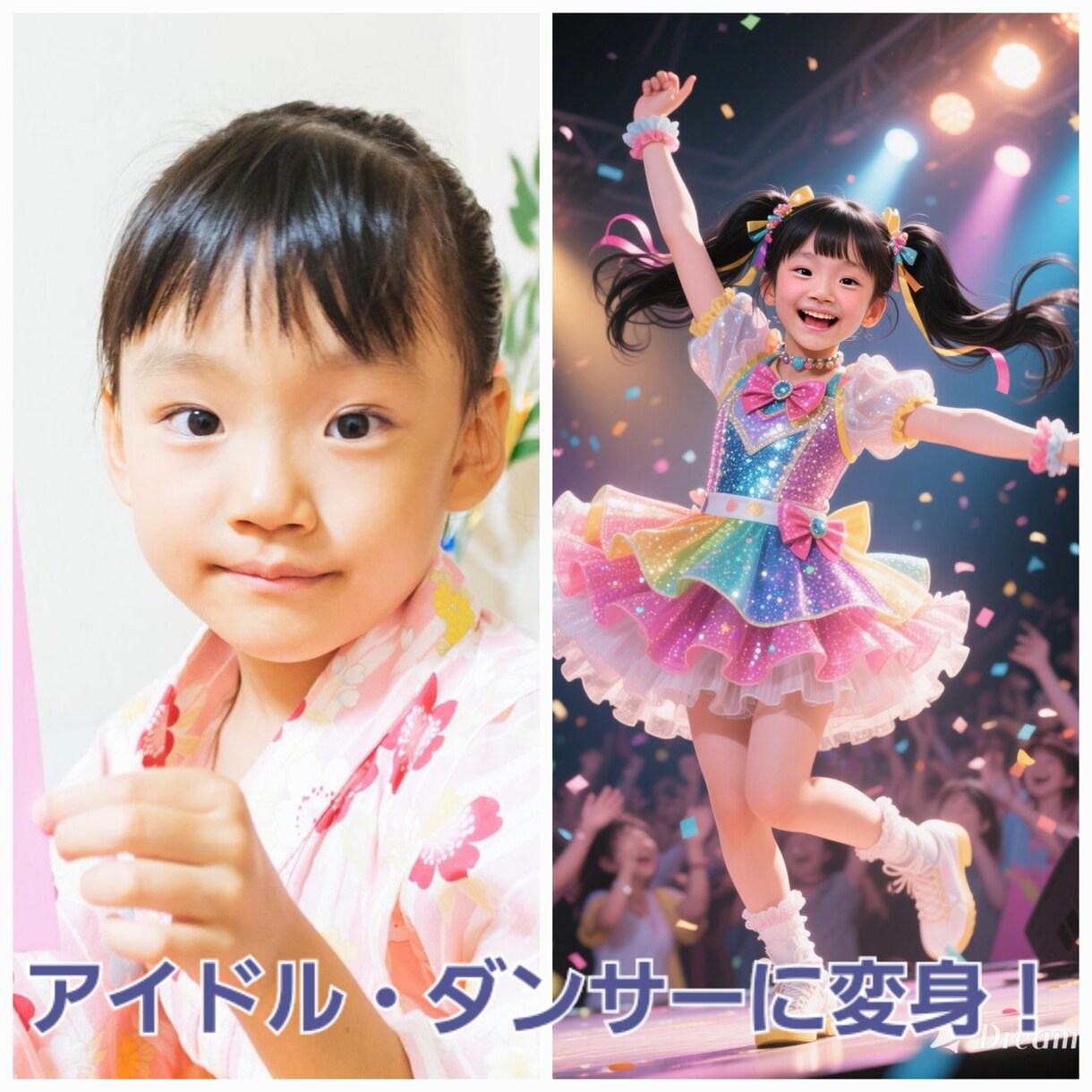 お子様をプリンセスやヒーローにAIで大変身させます 誕生日・七五三・記念日に！写真→AIオーダー似顔絵イラスト イメージ2