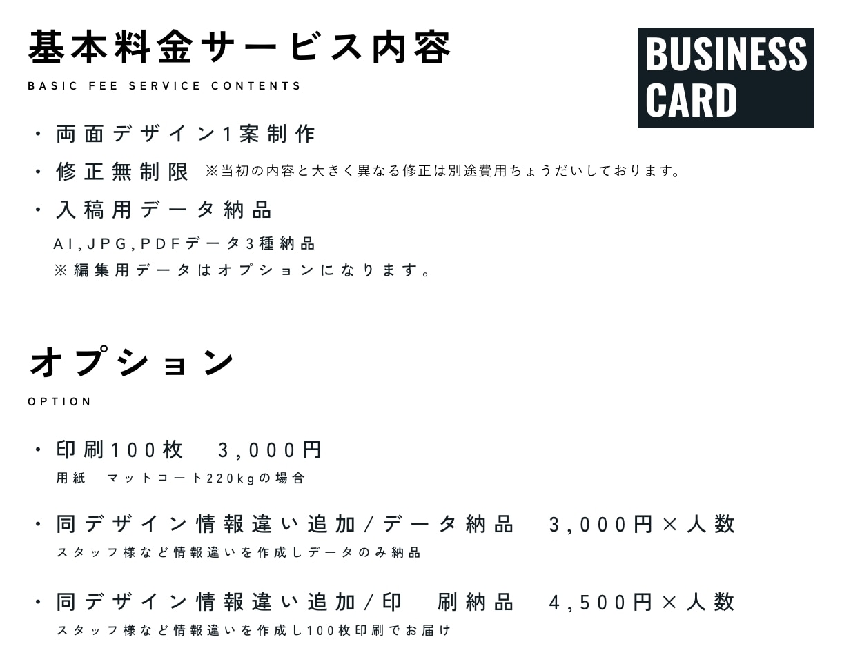 ロゴ&名刺デザイン制作いたします aiデータ・著作権譲渡・商用利用可・修正無制限込み イメージ6
