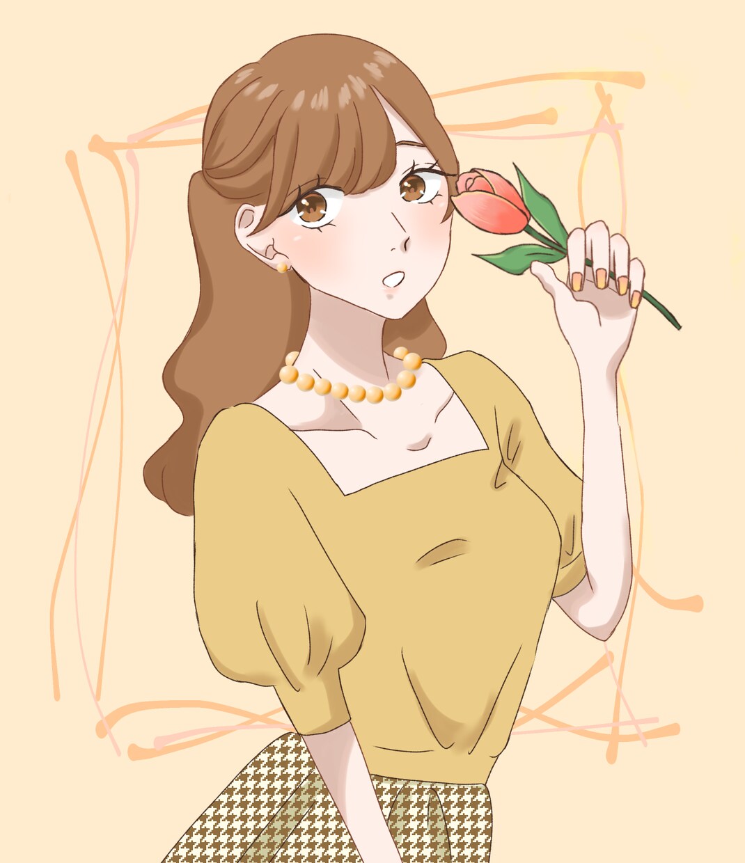 SNSのアイコンやヘッダー描きます 主に女の子のイラストを描きます！どんどん希望をお伝え下さい！ イメージ1