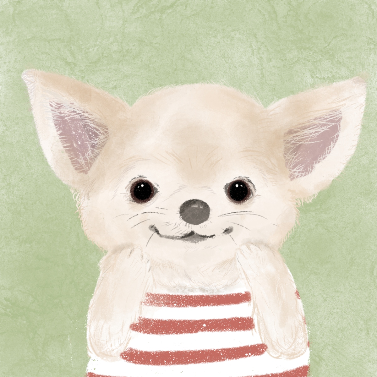 ペットの絵本風のイラスト描きます 犬、猫、うさぎ等色々な動物をふわふわ絵本に出てきそうな絵に！ イメージ5