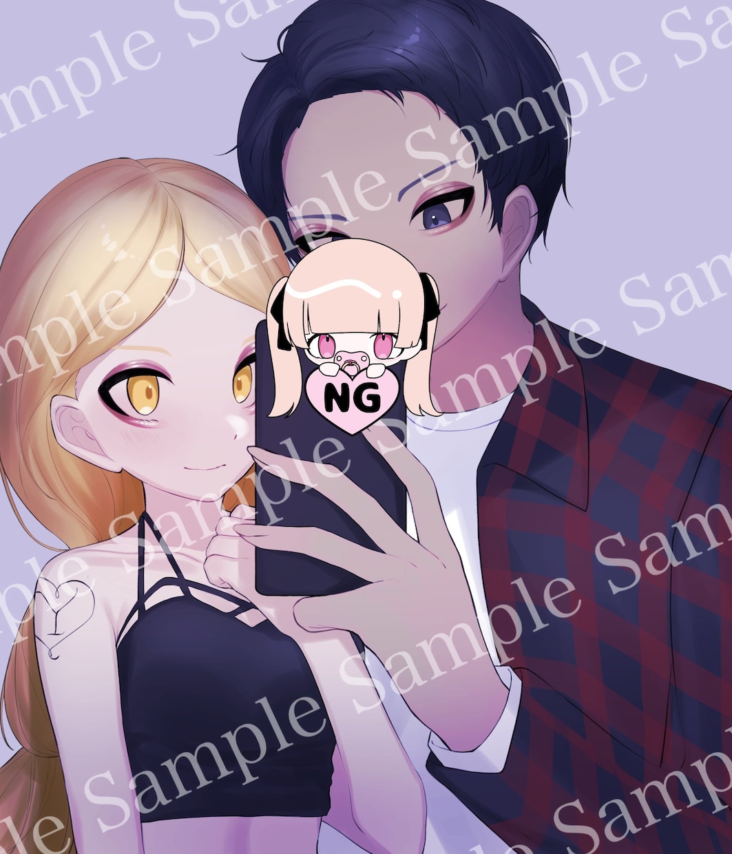 SNS用のアイコン、夢絵を描かせて頂きます SNS用のアイコン、夢絵を描かせて頂きます！ イメージ4