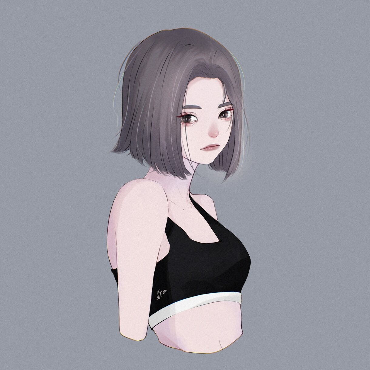 ダークでマットな世界観の素敵なイラスト描きます 他の人と一味も二味も違う素敵なアイコンでSNS映えさせよう！ イメージ8