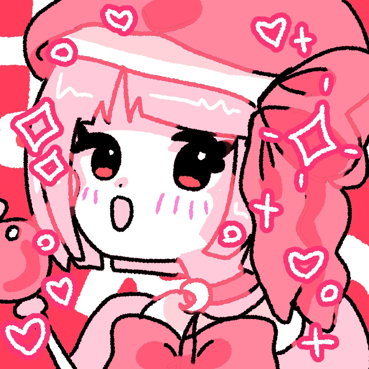 ポップで可愛い女の子のアイコン描きます おまかせもOK！イメージをご相談ください！ イメージ1