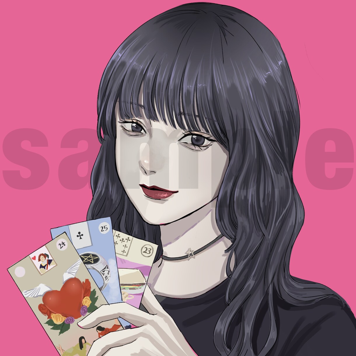 SNSなどで使えるアイコンイラスト作成します ヘッダー、似顔絵、キャス画も対応可〇 イメージ4