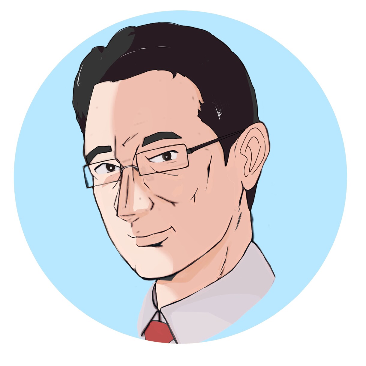 おじさん似顔絵描きます LINEアイコンなどで自分らしさをアピール イメージ3