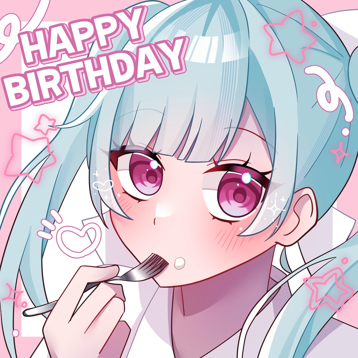 かわいいアニメ塗りのイラストを描きます SNSのアイコンや、お友達へのプレゼントにも！ イメージ2