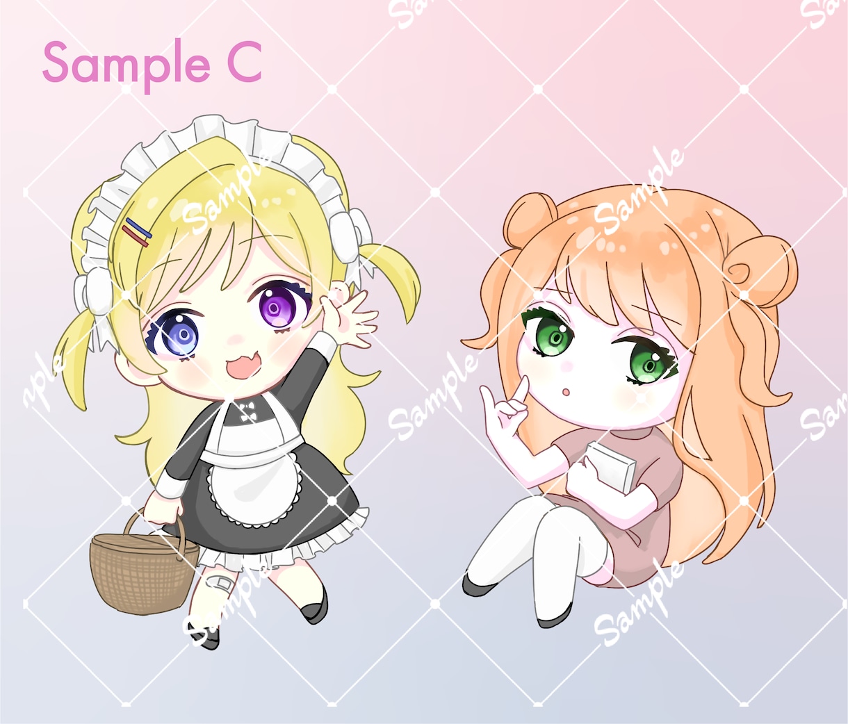 透明感のある繊細なイラストを描きます 【最短3日！】全身立ち絵、バストアップ、一枚絵を描きます！ イメージ5