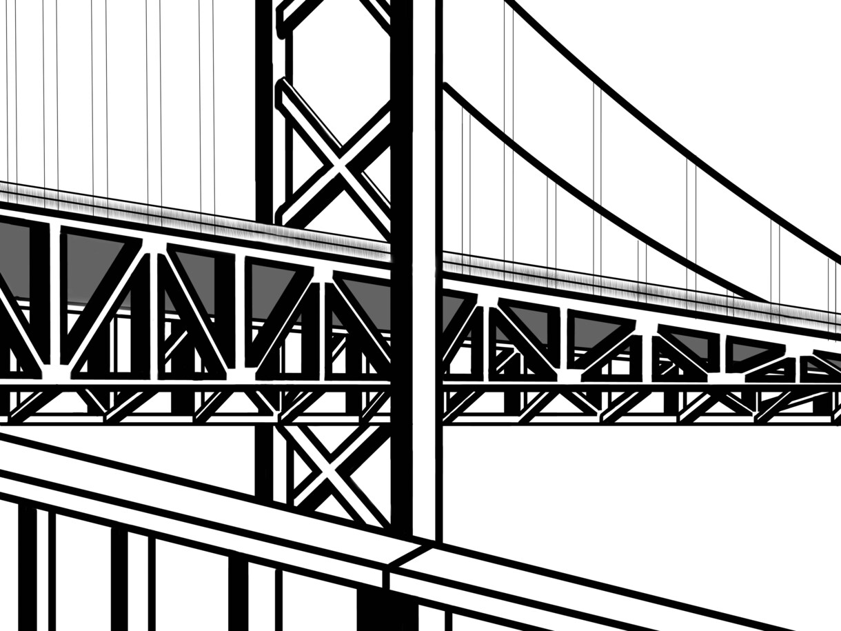 風景をイラスト又は線画で描きます 【風景画】イラスト、線画どちらも対応可！ イメージ1