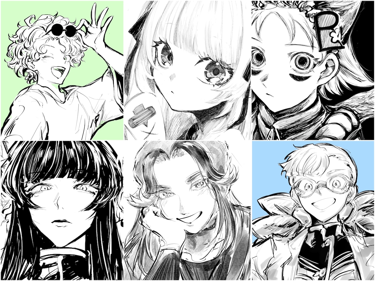 一枚絵・SNSアイコン承ります 【即日対応・翌日納品】ポートフォリオに載せてもOKな方限定！ イメージ2