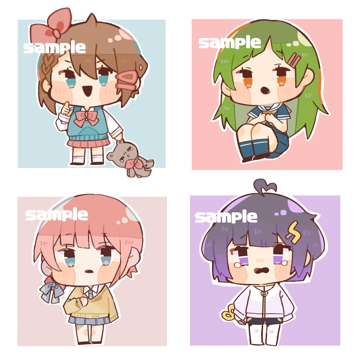 デフォルメイラストを描きます シンプル可愛いイラストを求めてる方へ イメージ5